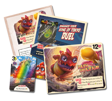 Second game image for King of Tokyo Duel : Baby Gigazaur Booster